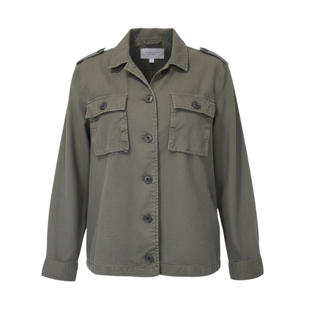 Unpublished Olive Green Button Up Cargo Jacket. Womans  Medium Utility Military